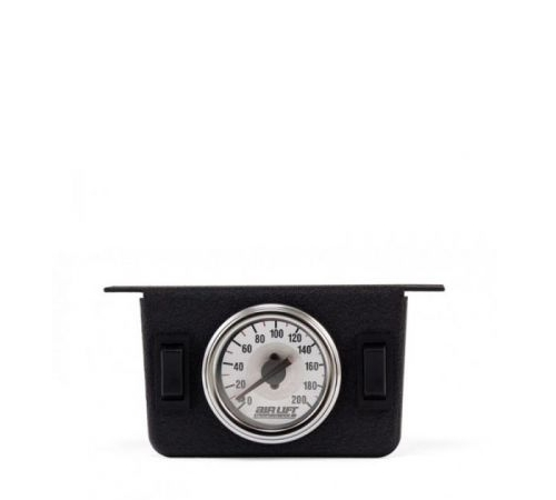 Air Lift 26157 - Jauge à double aiguille 200 psi avec deux interrupteurs électriques à palette