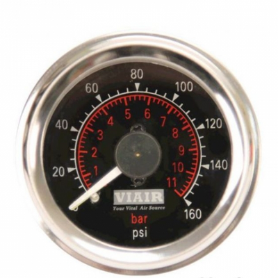Viair - Double manomètre analogique 0-160 psi