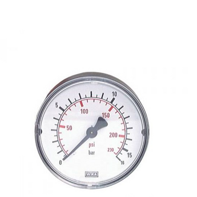 Manomètre 0-16 bar - 63mm