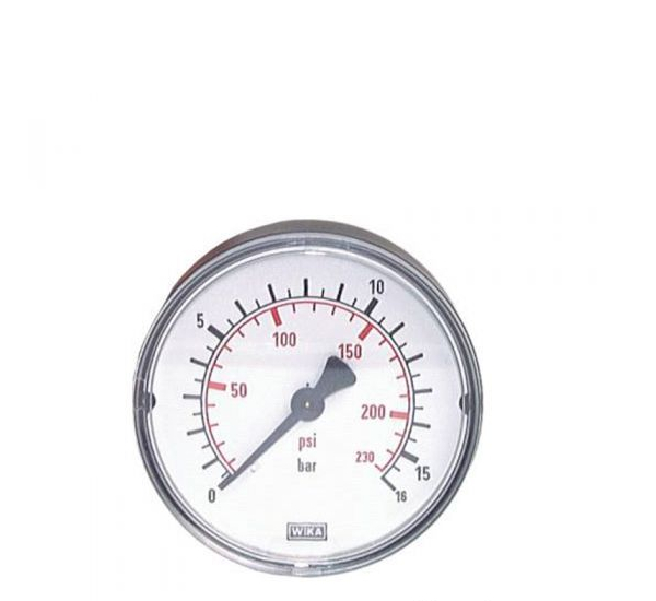 Manomètre 0-16 bar - 63mm