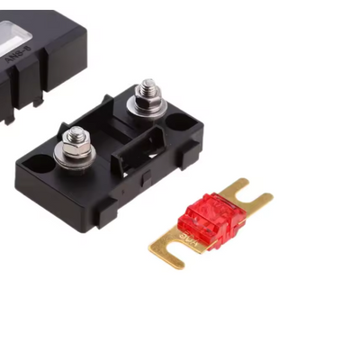 Kit Puissance 10 AWG – Fusible 50A Intégré – 5M Rouge / 1M Noir